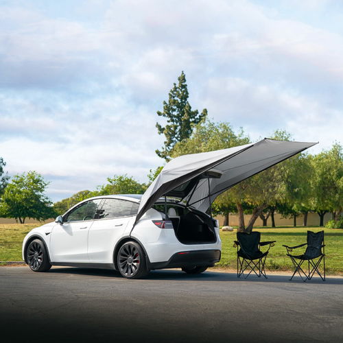 特斯拉推出 model y 车尾天幕 可提供 4.5m2 遮阳空间,国行 699 元