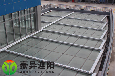 屋面遮阳帘与建筑完美结合
